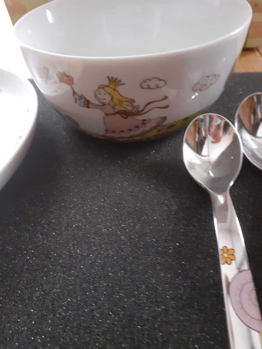 Zestaw WMF Sztućce i naczynia dziecięce Księżniczka Anneli 6 elementów