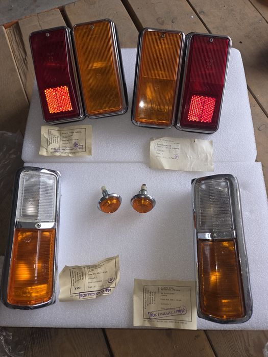 Zestaw lamp fiat 125p klasyk 1300 lampy tylne kierunkowskaz