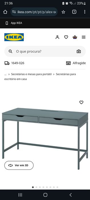 Secretária IKEA ALEX