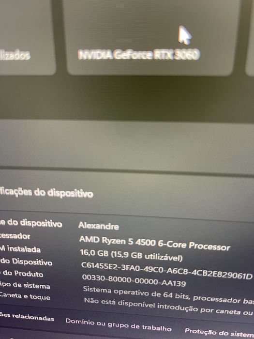 Pc gaming rtx 3060