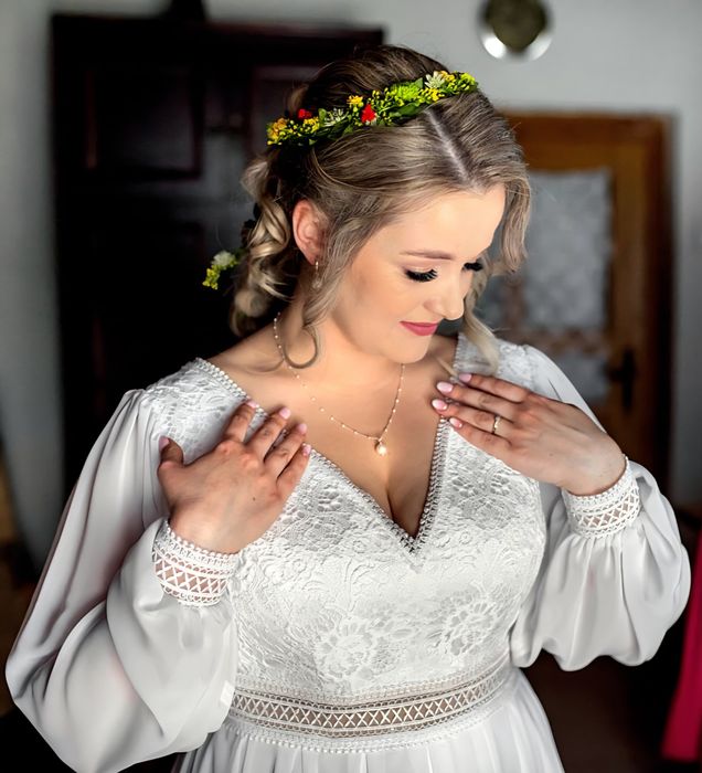Suknia ślubna w stylu Boho