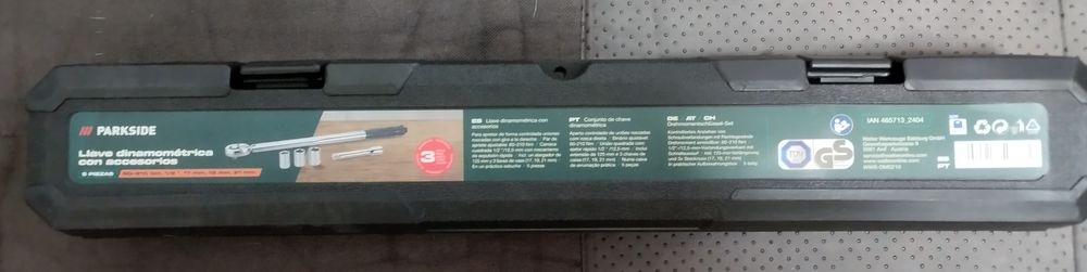 Conjunto de chave dinamométrica Parkside nova
