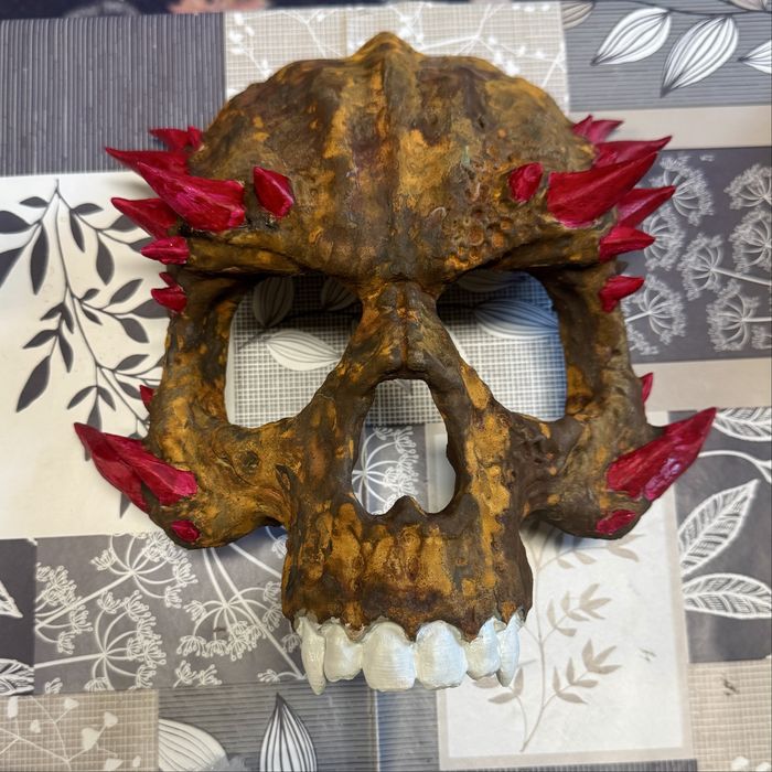 Maska Halloween - czaszka - model druk 3d na zamówienie