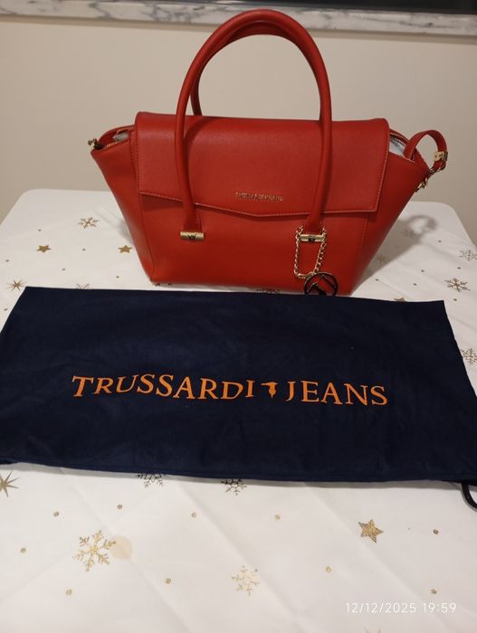 Mala vermelha trussardi original