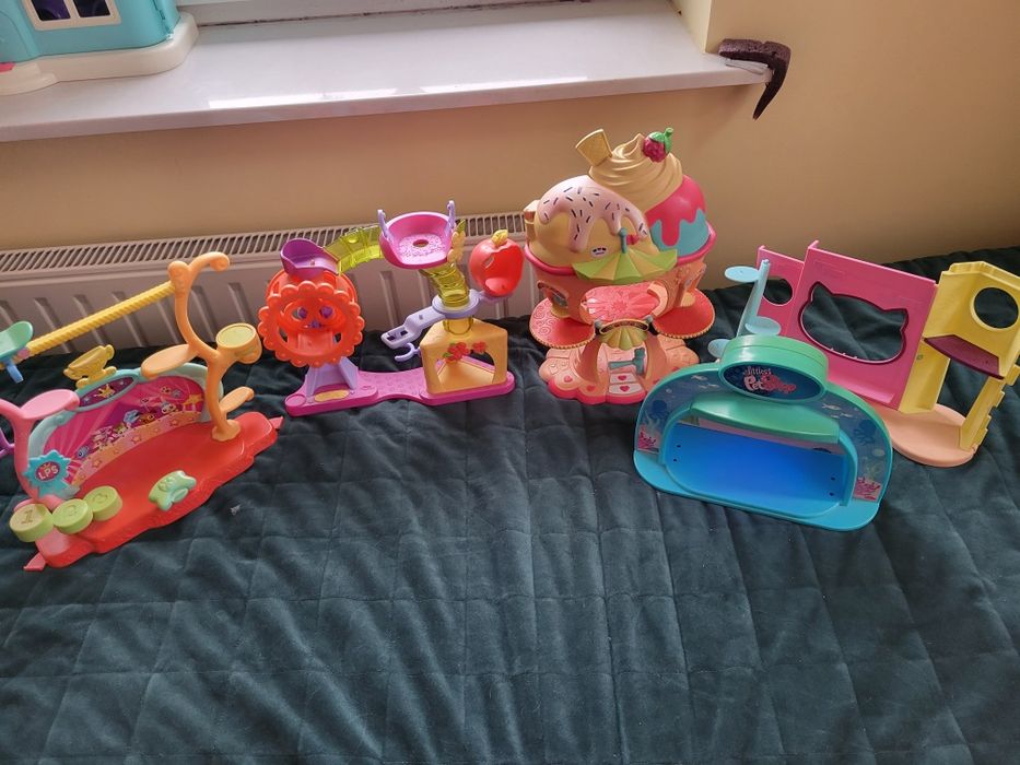 Domki, Little shop, lol, LPS, cyrk, zamek, lody