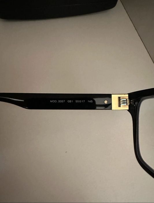 Oprawki korekcyjne Versace czarne okulary