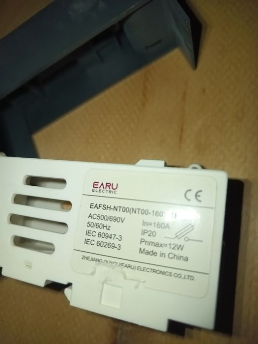 Porta fusível NH de facas 160A
