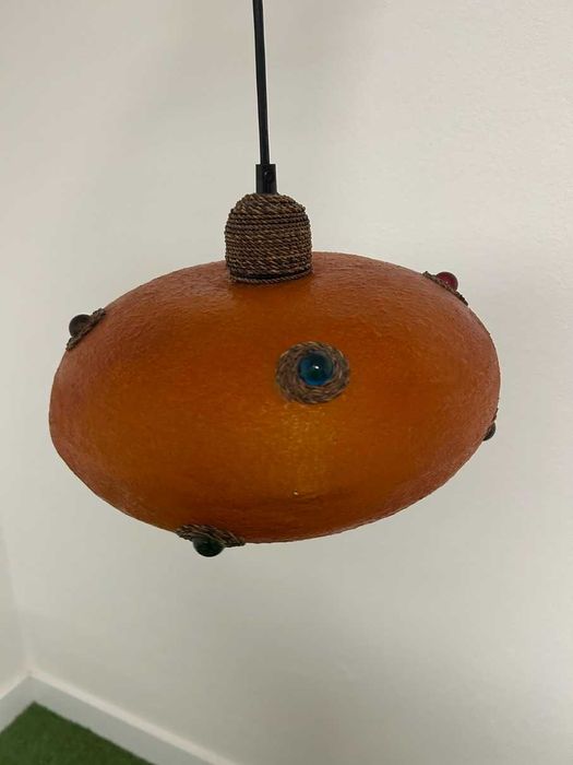 Candeeiro de teto Vintage - estilo Tarogo – Cor-de-Laranja