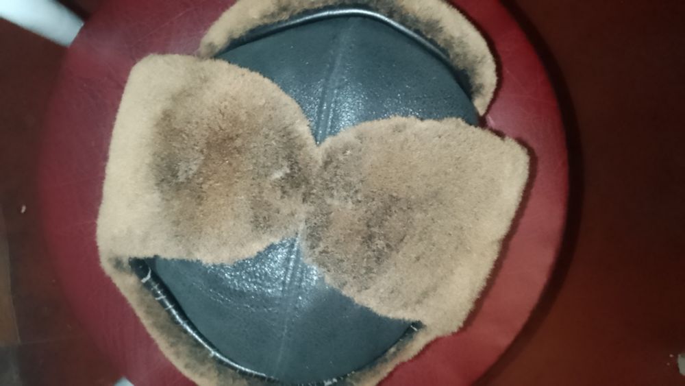 Шапка зимняя ушанка натуральная овчина