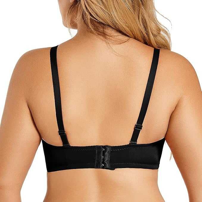 Zestaw 2x biustonosz Shekini 90C push-up koronka czarny fiolet