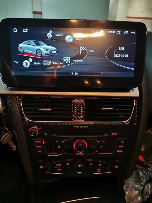 Radio Android 12 Audi A4 B8 A5 09-17 wifi gps bluetooh PROM