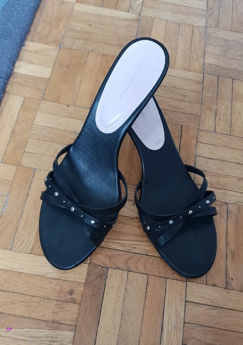 Klapki szpilka 6,5 cm wkladka ok 27cm 10M