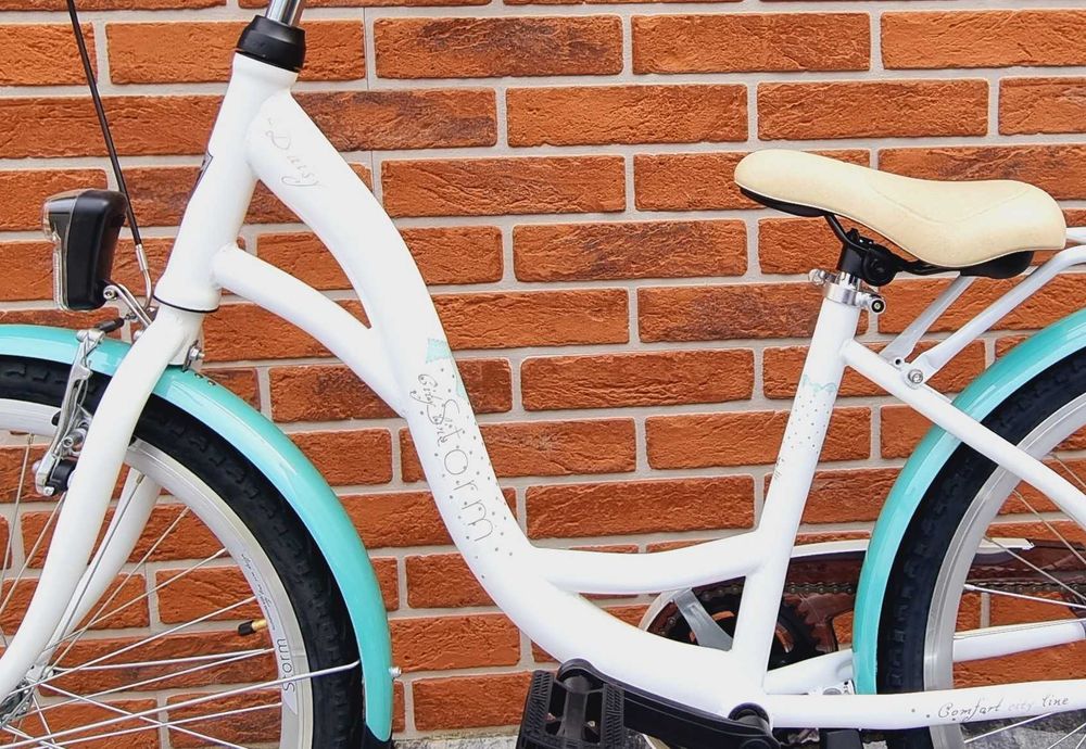 Storm Daisy na kołach 24”, lekkie, miejskie, bagażnik