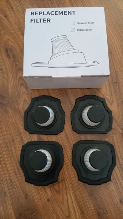 Zestaw 4 filtrów do odkurzaczy pionowych