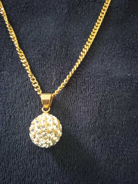 SEKONDA zestaw zegarek i łańcuszek z zawieszką