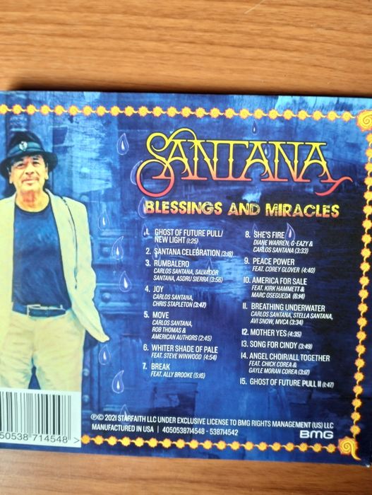 CD Santana - Blessings and Miracles'