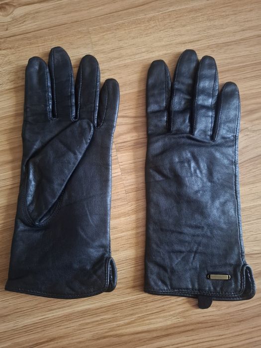 Рукавиці жіночі шкіряні H&M, M