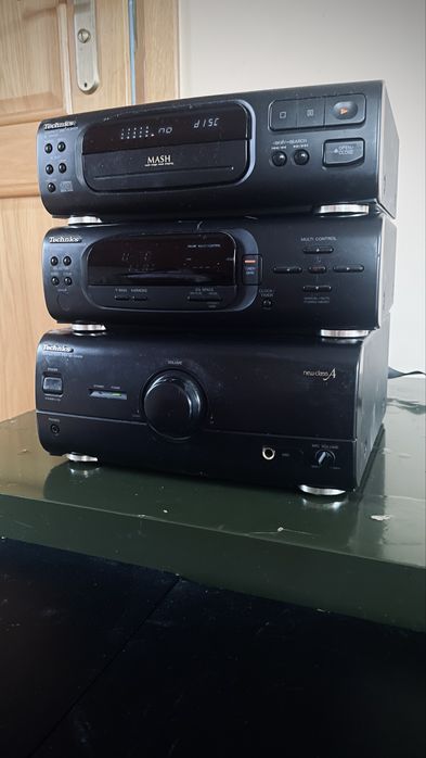 Technics 505 vintage hi-fi audio set + glosniki