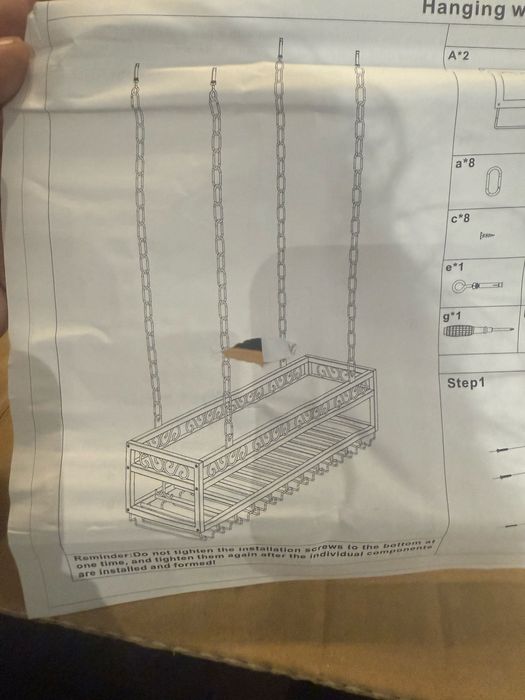 Wieszak stojak na wino