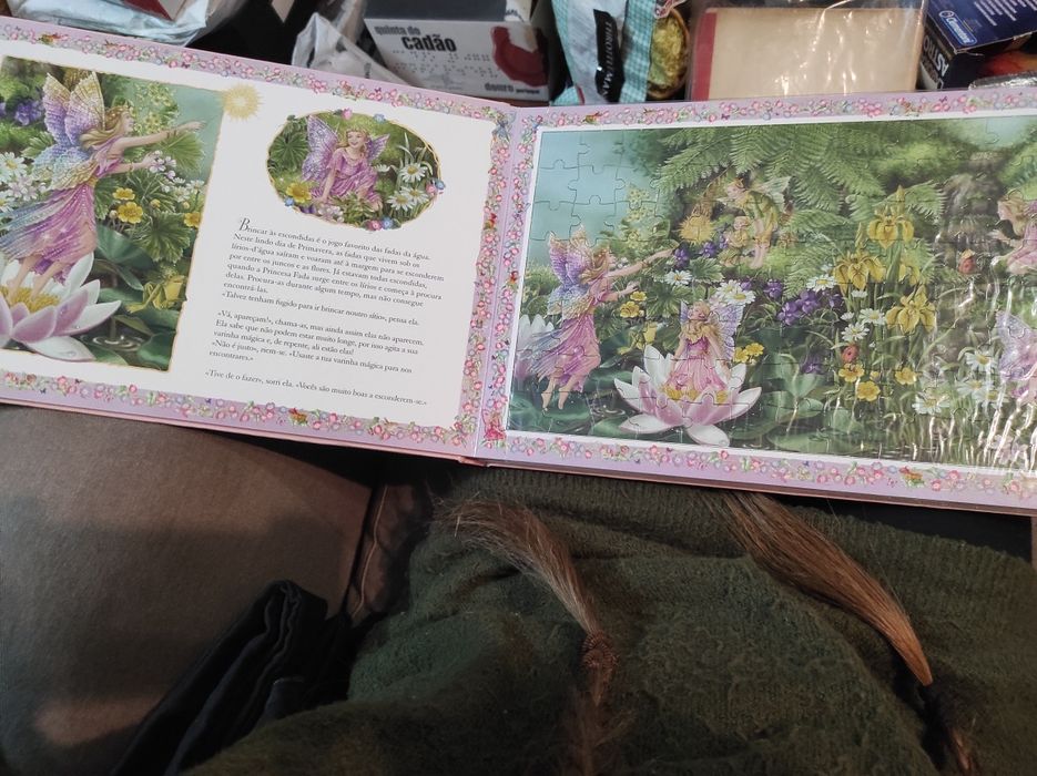 Livro puzzle O país das fadas