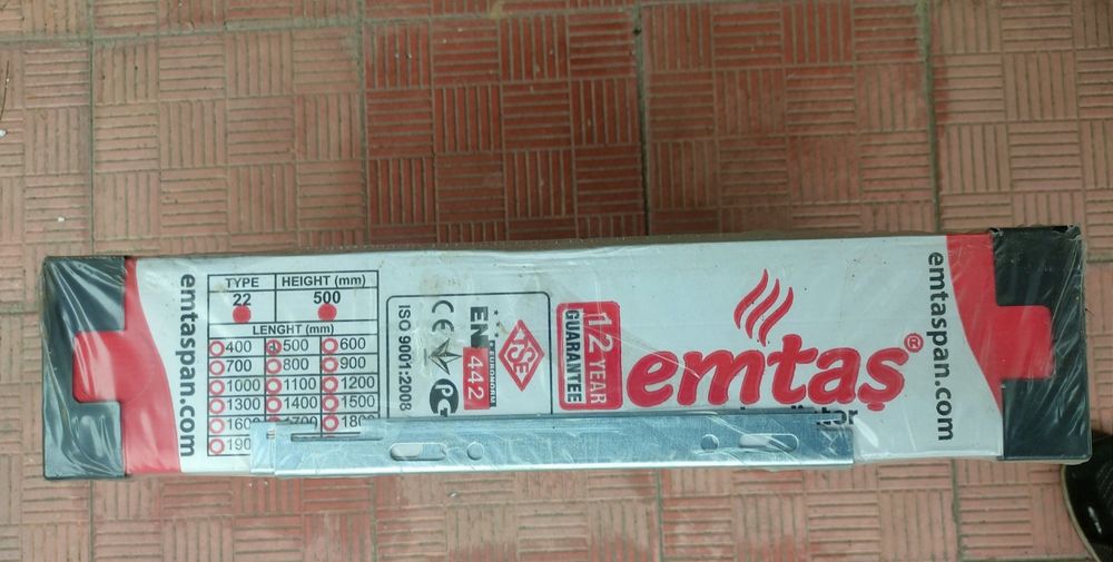 Продам сталеві радіатори опалення 22к EMTAS Турція