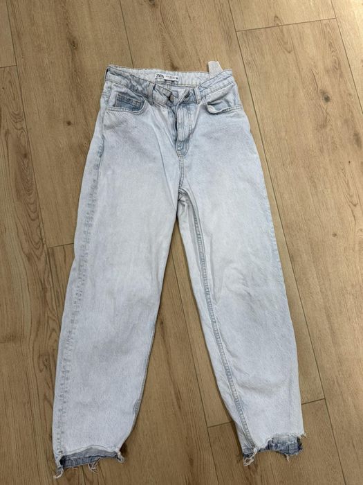 Пакет речей вещей джинси  wide leg сорочка в клітинку брюки Zara C M