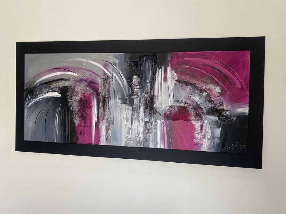 Quadro abstrato moderno - grande (1,90mX0,90m)