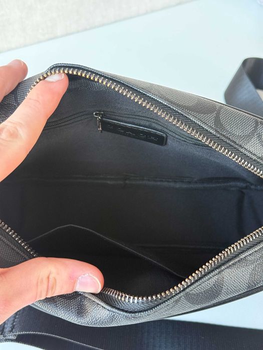 Мужская сумка Coach / мессенджер Coach / сумка коач / Coach Crossbody
