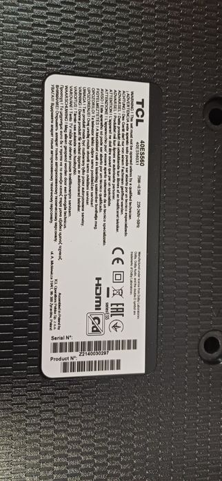 TLC 40ES560 - peças televisor