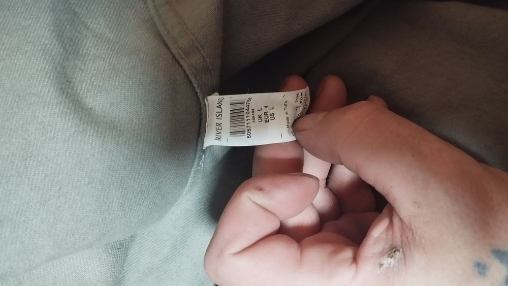 Оригинальная рубашка-куртка River Island | Overshirt | Хаки