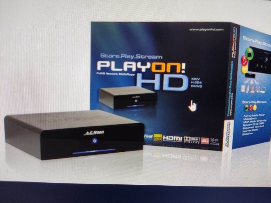 Media Player A.C. Ryan PlayOn! HD com Disco 1TB