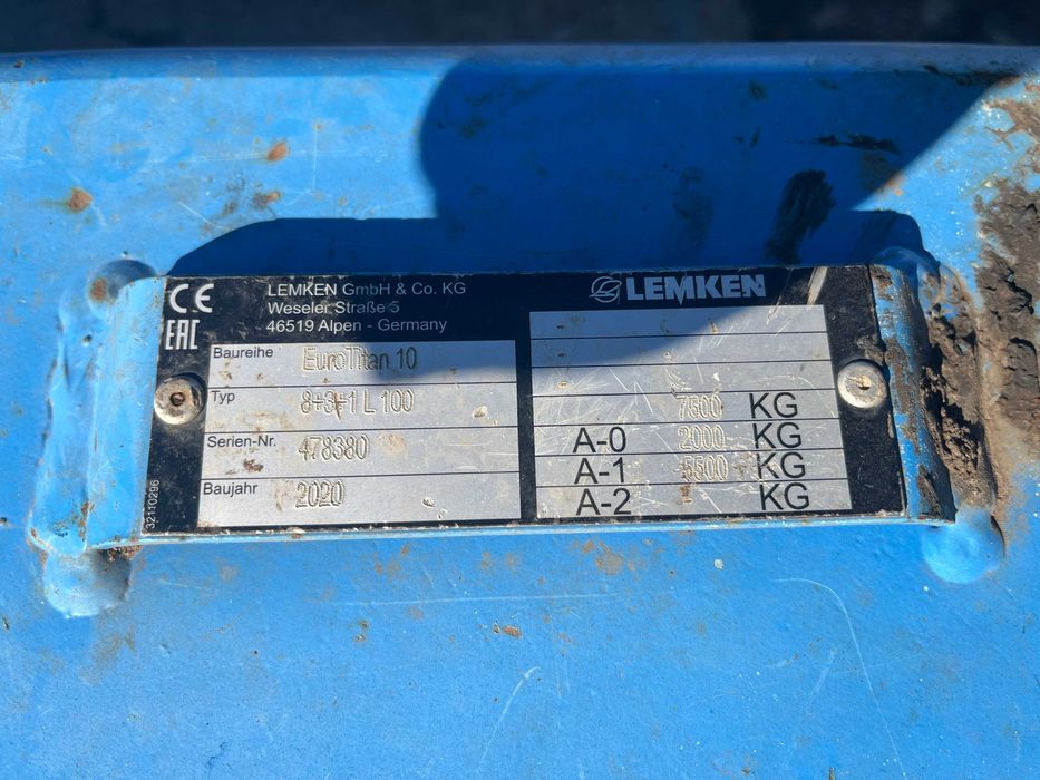 Плуг Lemken EuroTitan 10, 12-корпусний 2020р