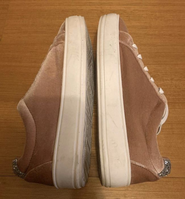 Sapatilhas Veludo purpurina Bershka 39