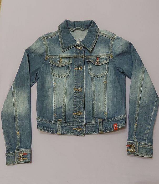 Джинсовый пиджак на девочку