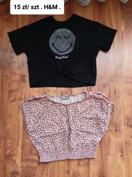 T- shirty 152 . Jak nowe .H&M.