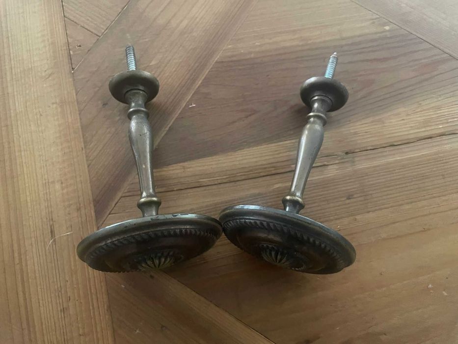 2 Brass Curtain Tiebacks