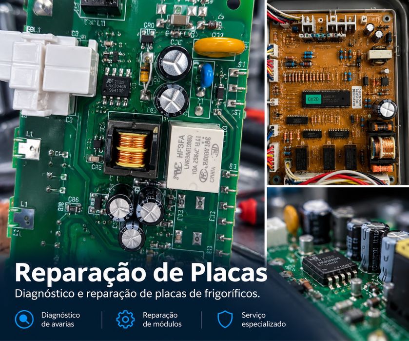 Reparação de Placas Eletrónicas de Frigoríficos