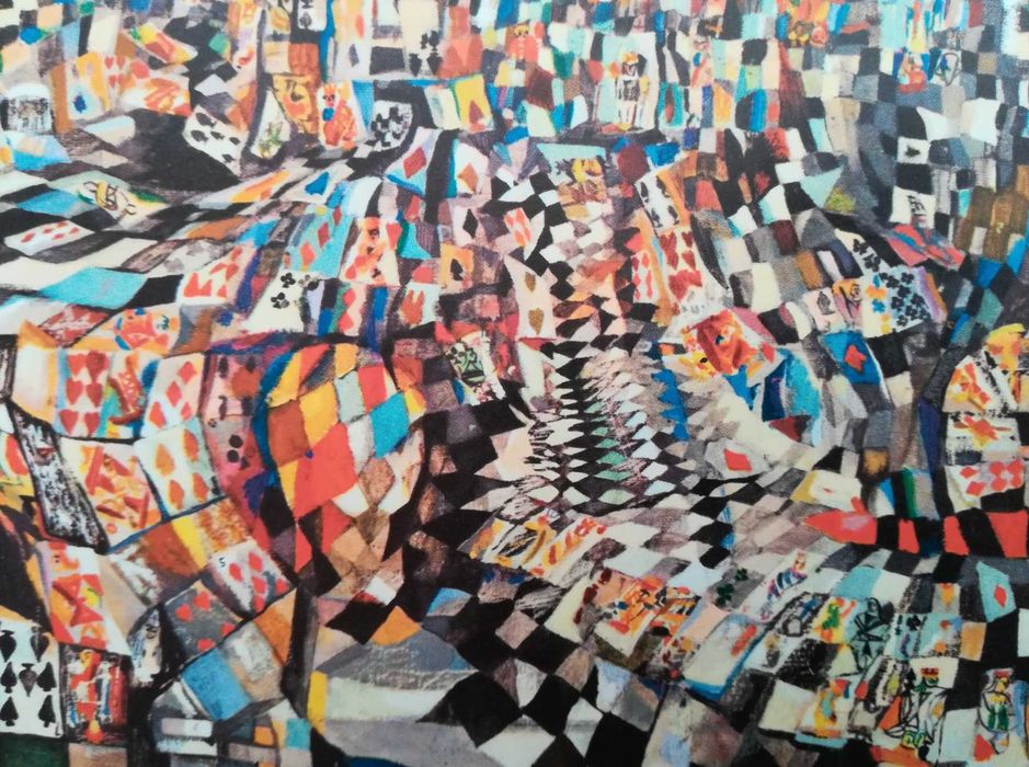 Fotogravura Maria Helena Vieira Da Silva (1908-1992) - Les Jouers de Cartes/Os Jogadores de Cartas