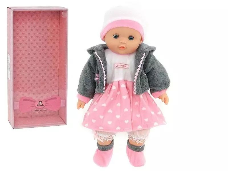 Lalka bobas śpiewa i mówi po polsku 40cm. Adar