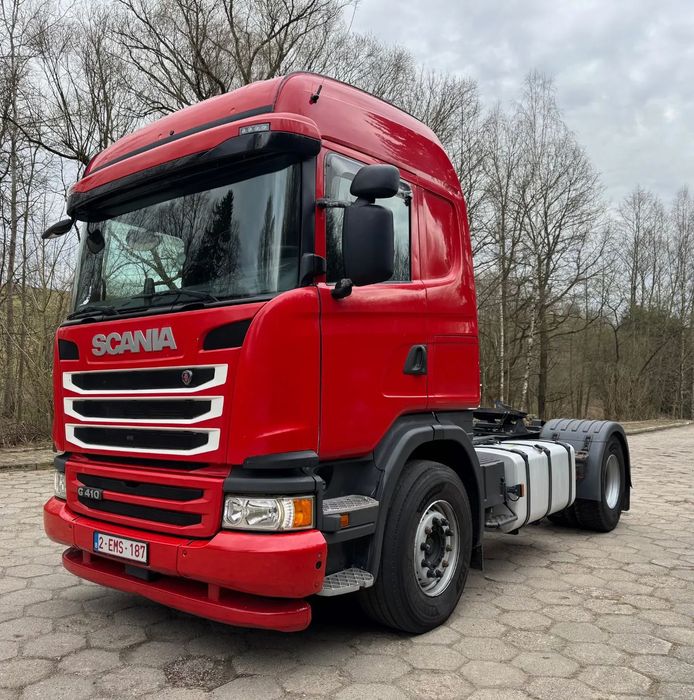 Scania G 410/Euro 6/Bez Egr/full serwis Scania/  sprowadzony/hydraulika/przód poduszka