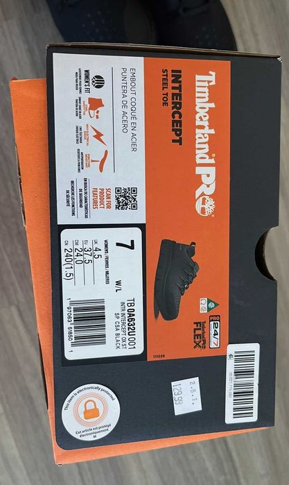 Bota de biqueira de aço Timberland / Timberland steel toe boots