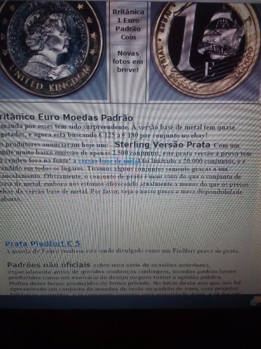 conjunto de 9 moedas