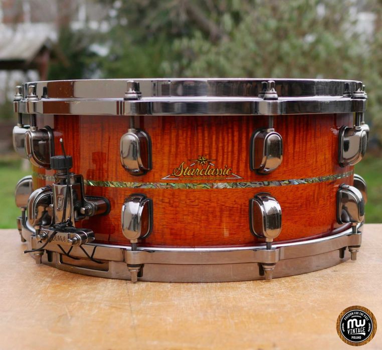 ‼️ Werbel Tama Starclassic Exotix Quilted Bubinga Limited 14" x 6" ‼️