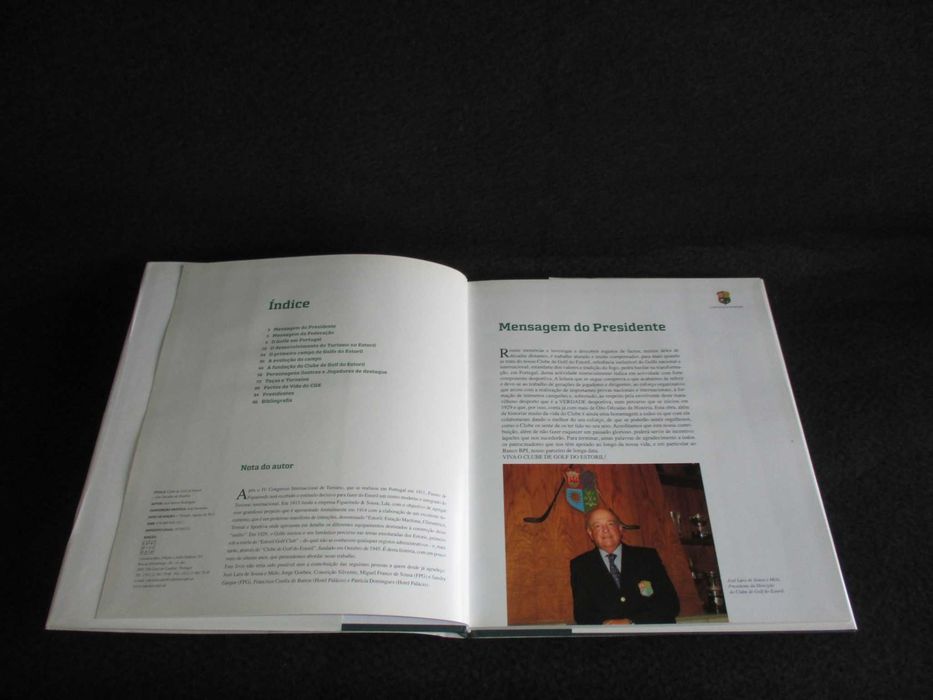 Livro Clube de Golf do Estoril Oito Décadas de História José Rodrigues