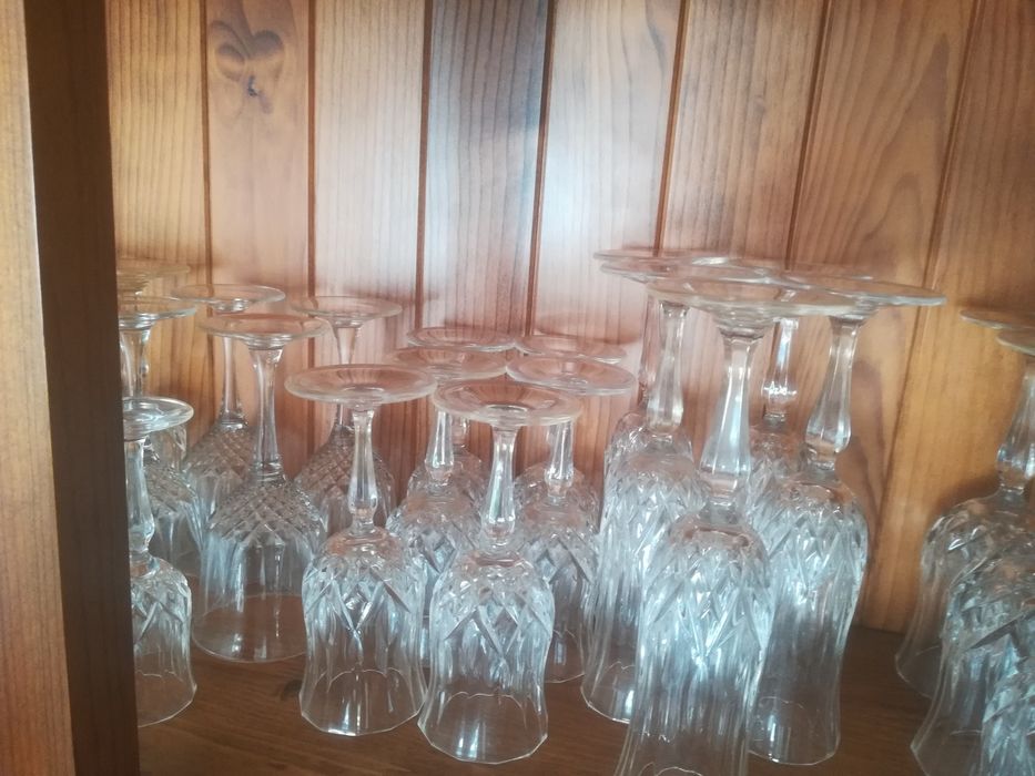 Copos de cristal d'arc Longchamp