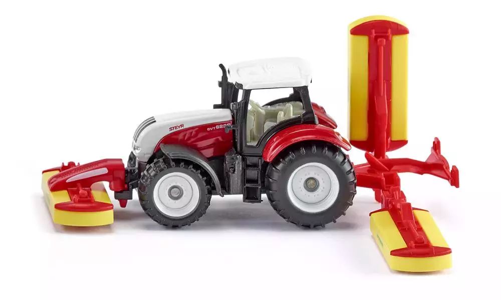 Traktor Steyr z kosiarką. Siku. Nowy Produkt