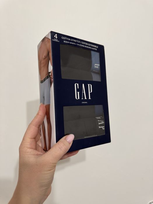 Чоловічі труси боксери GAP Cotton Stretch Boxer Briefs 4 оригінал