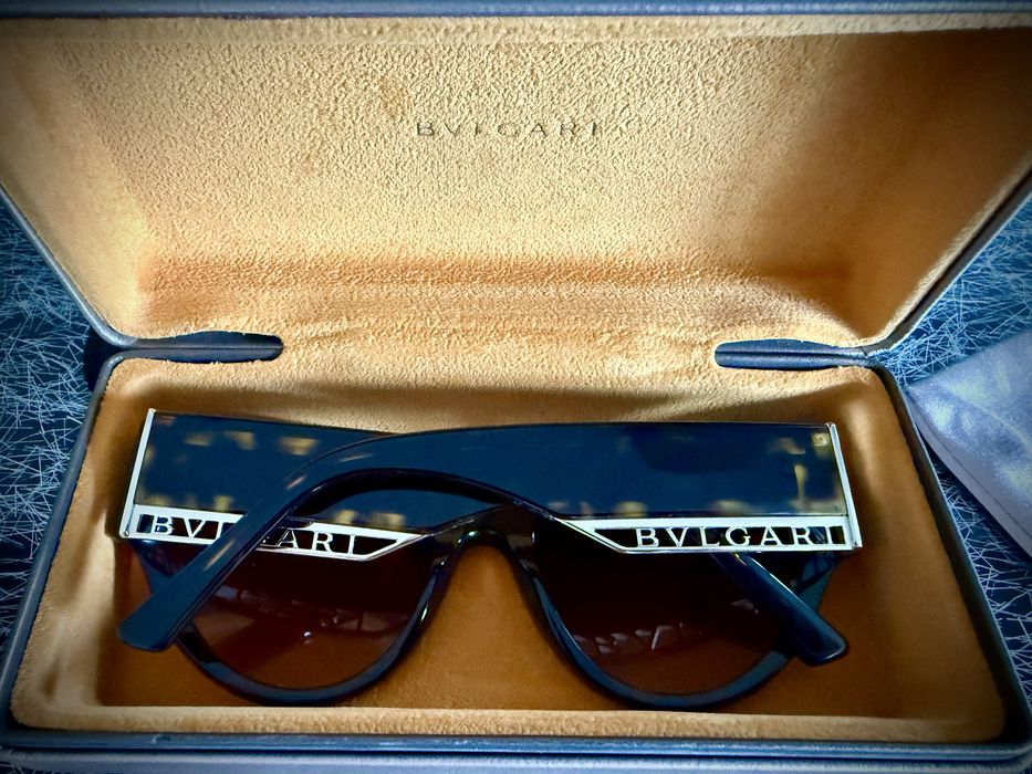 Okulary BVLGARI 8258 cateye przeciwsłoneczne złoto cartier LV nowe