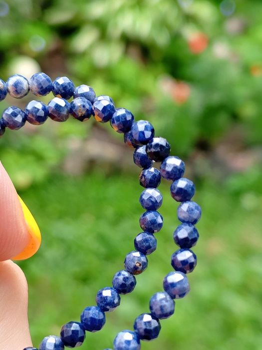 Чокер з рубіном, сапфіром, смарагдом.  Намисто з натурального каміння