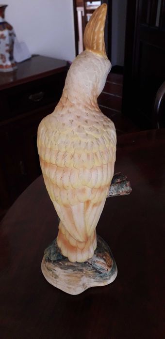 Catatua Antiga de porcelana da Vidal Arte